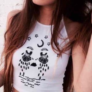 NEVER WORN BRANDY MELVILLE HALTER TOP